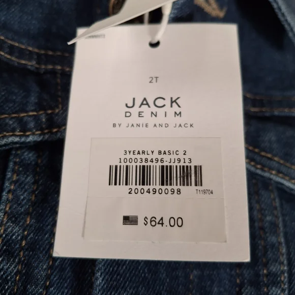 Jack Denim by Janie And Jack Denim Kids' Blue Jean Jacket - Picture 7 of 8